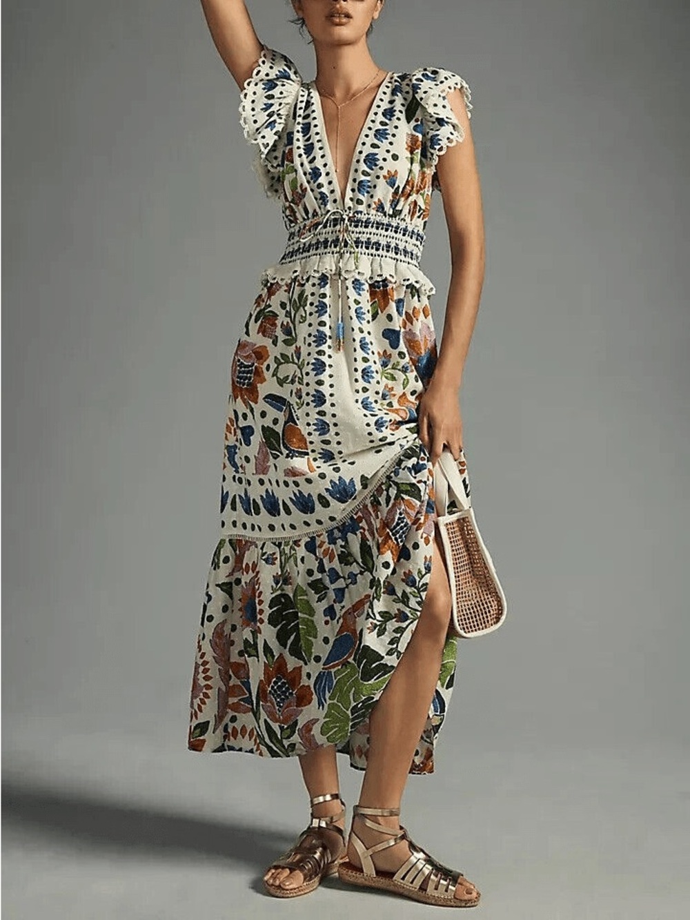 Farm Rio • Summer Garden Maxi Dress - Picture 4 of 16